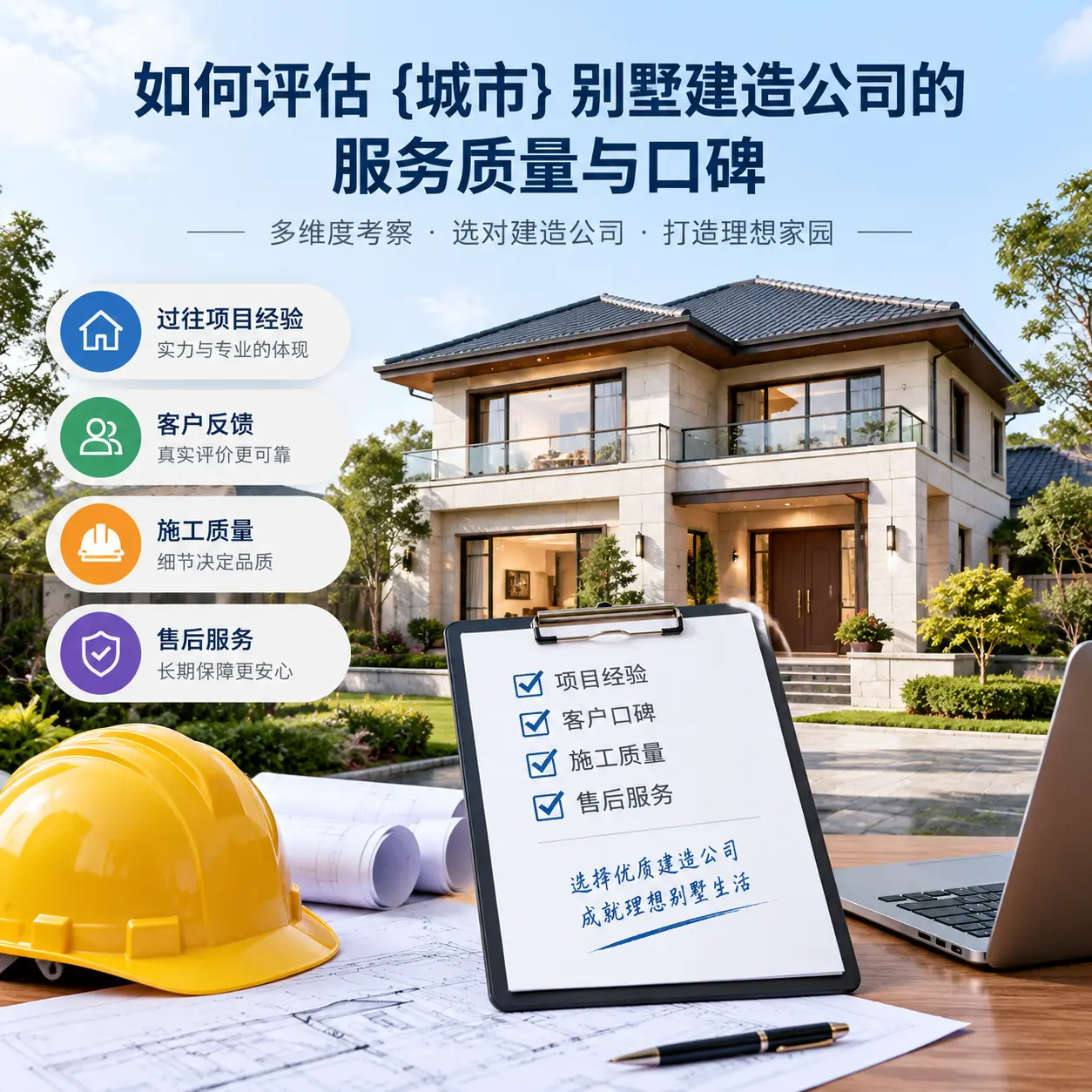 如何评估 石阡 别墅建造公司的服务质量与口碑