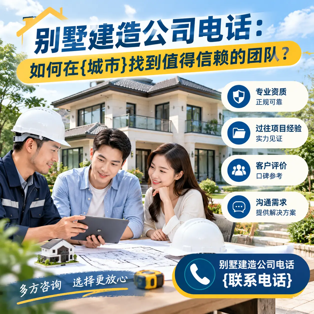 别墅建造公司电话：如何在石阡找到值得信赖的团队？