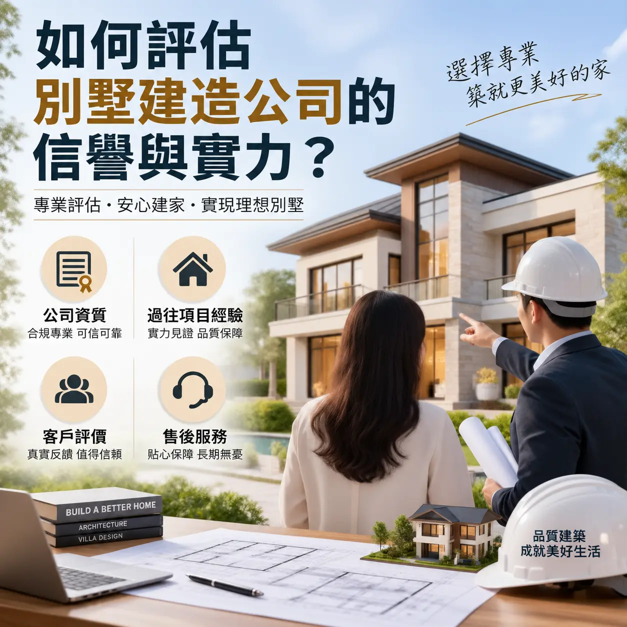 如何评估 石阡 别墅建造公司的信誉与实力?