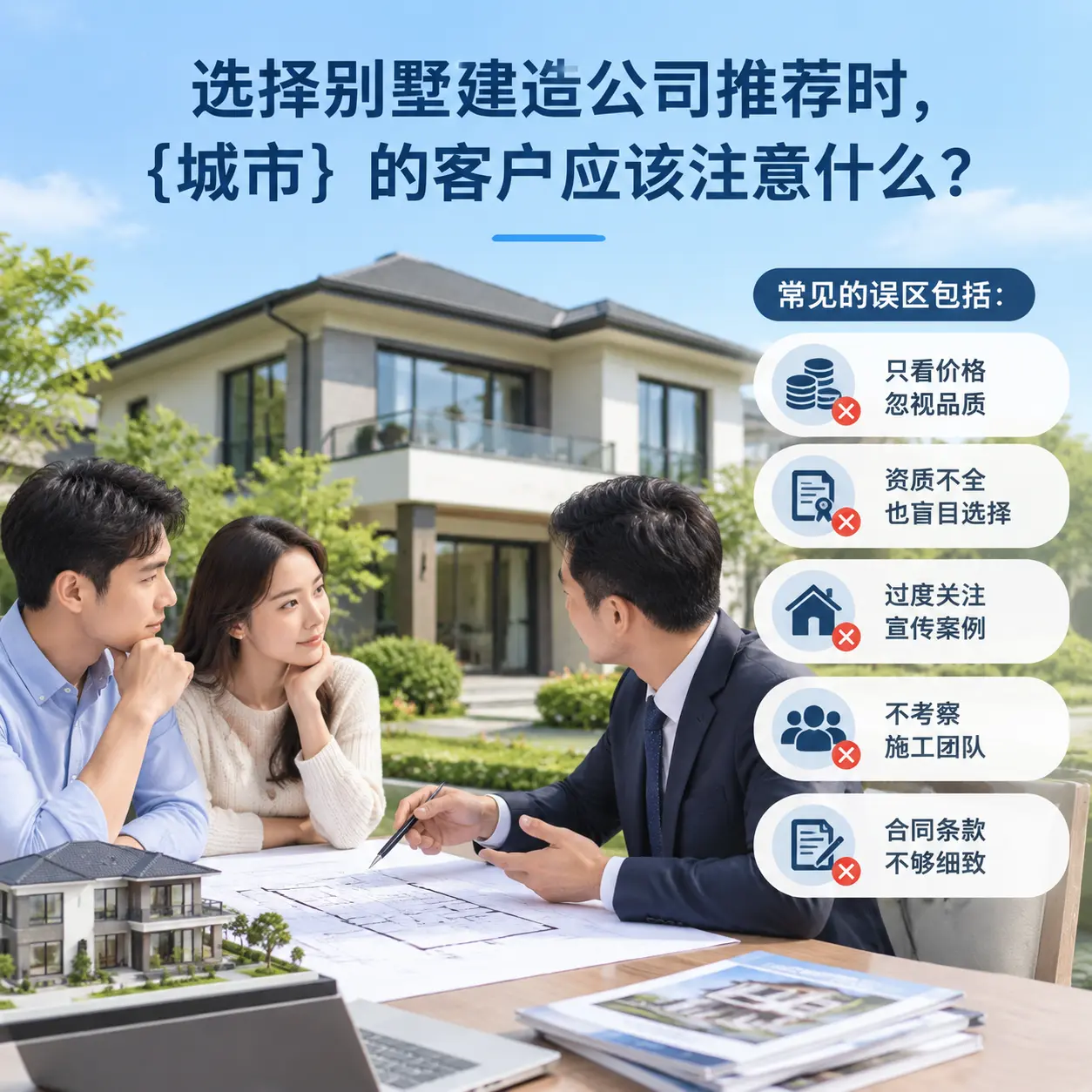 选择别墅建造公司推荐时,石阡 的客户应该注意什么?