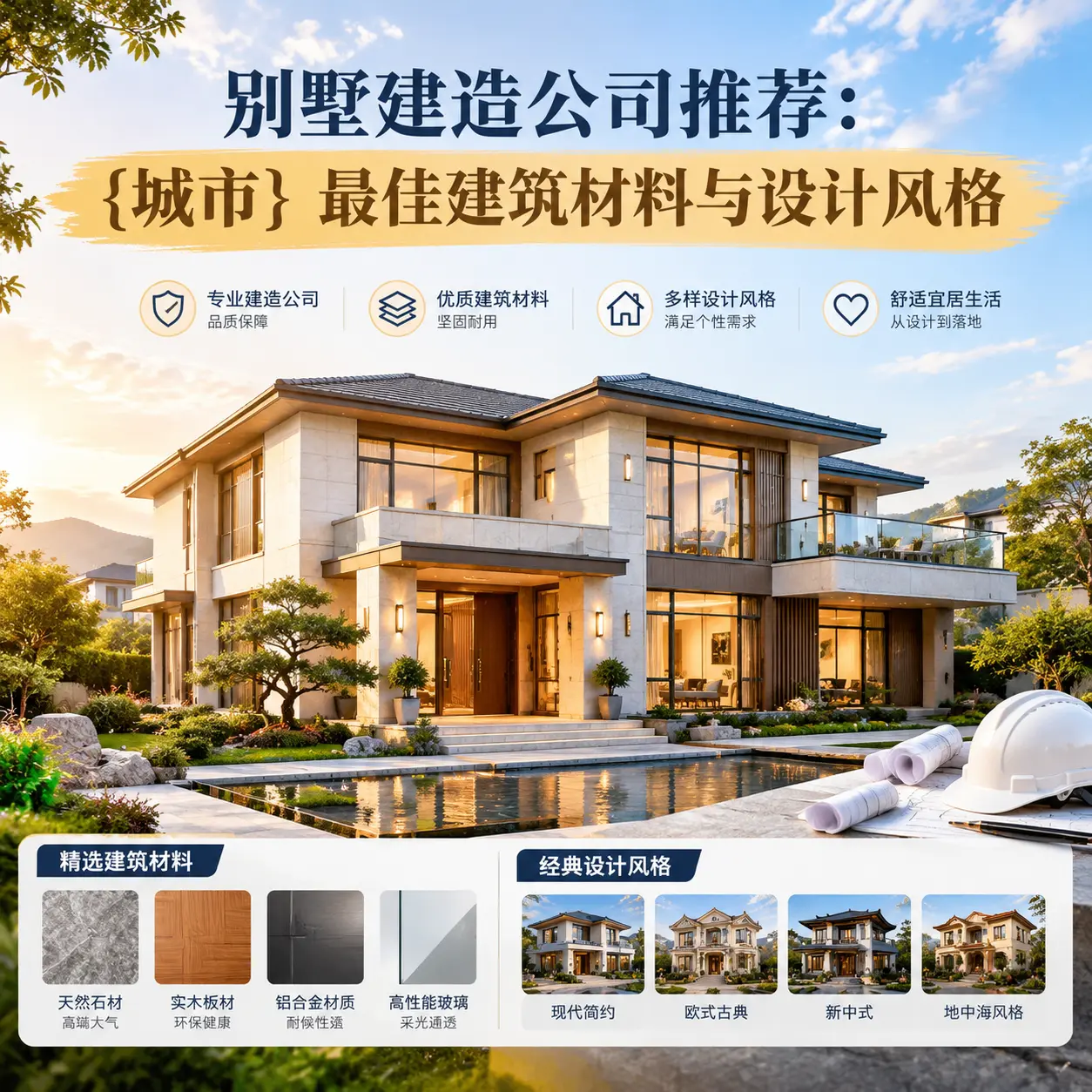 别墅建造公司推荐： 石阡 最佳建筑材料与设计风格