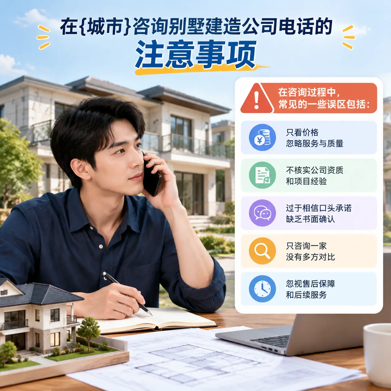 在石阡咨询别墅建造公司电话的注意事项