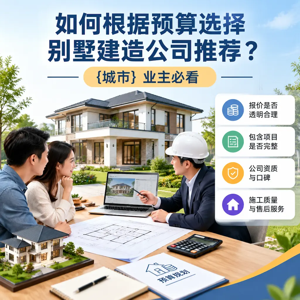 如何根据预算选择别墅建造公司推荐？ 石阡 业主必看