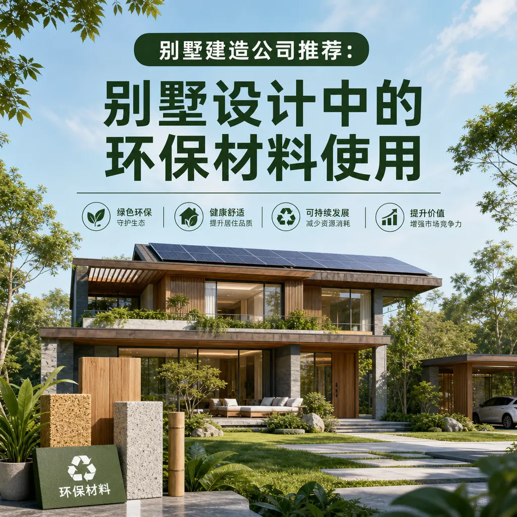 别墅建造公司推荐: 石阡 别墅设计中的环保材料使用