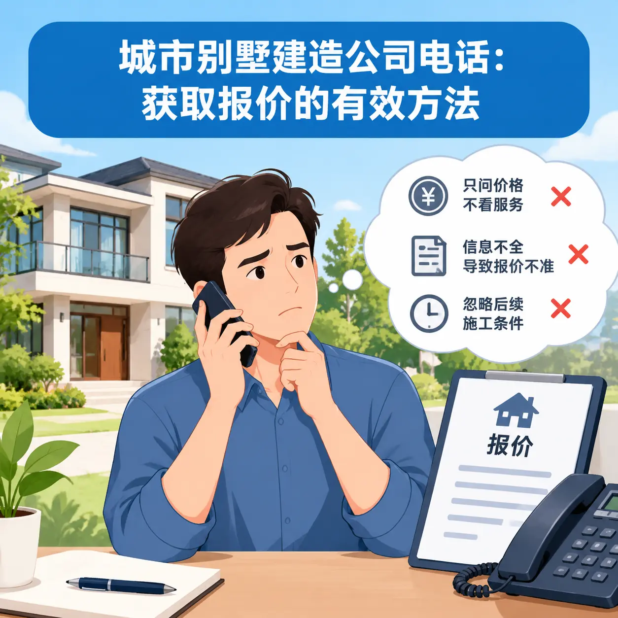 石阡别墅建造公司电话：获取报价的有效方法