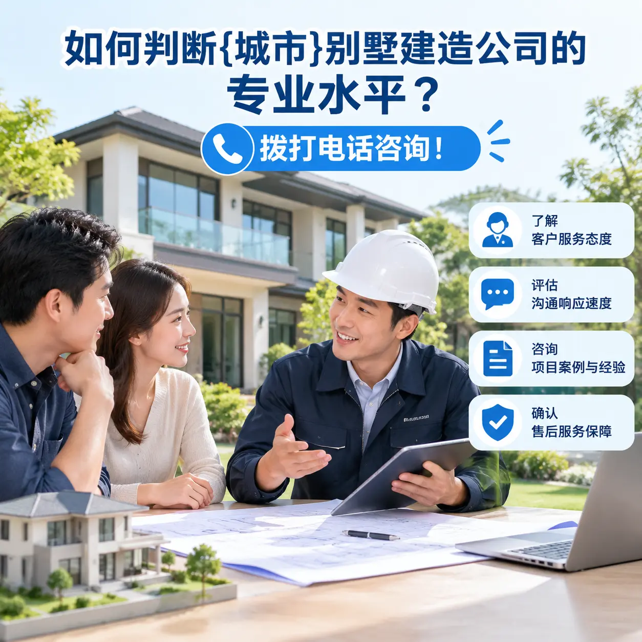 如何判断石阡别墅建造公司的专业水平?拨打电话咨询!